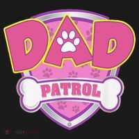 Funny Dad Patrol Dog Mom, Dad For Women Women's Hoodie thumb 2