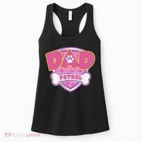 Funny Dad Patrol Dog Mom, Dad For Women Women's Tank Top thumb 0