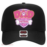 Funny Dad Patrol Dog Mom, Dad For Women Hat thumb 0