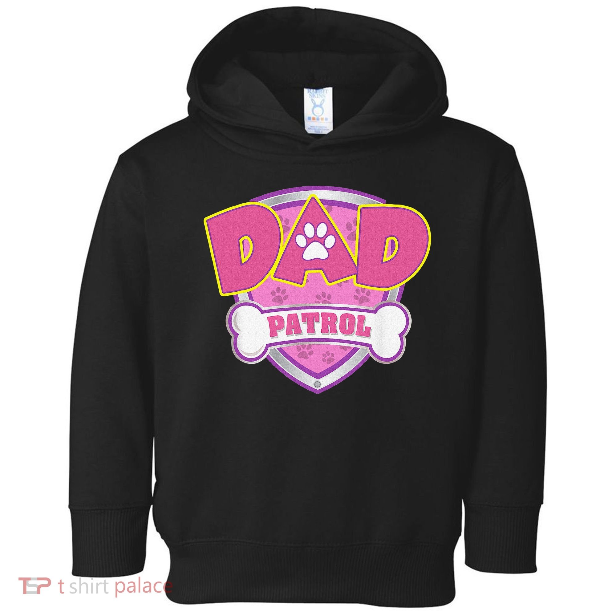 Funny Dad Patrol Dog Mom, Dad For Women Toddler Hoodie