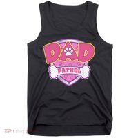 Funny Dad Patrol Dog Mom, Dad For Women Tank Top thumb 0