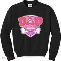 Funny Dad Patrol Dog Mom, Dad For Women Kids Sweatshirt thumb 0