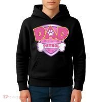 Funny Dad Patrol Dog Mom, Dad For Women Kids Hoodie thumb 4