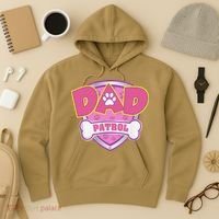 Funny Dad Patrol Dog Mom, Dad For Women Hoodie thumb 3