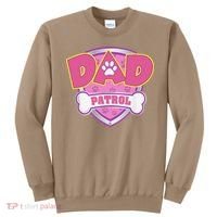Funny Dad Patrol Dog Mom, Dad For Women Sweatshirt thumb 0