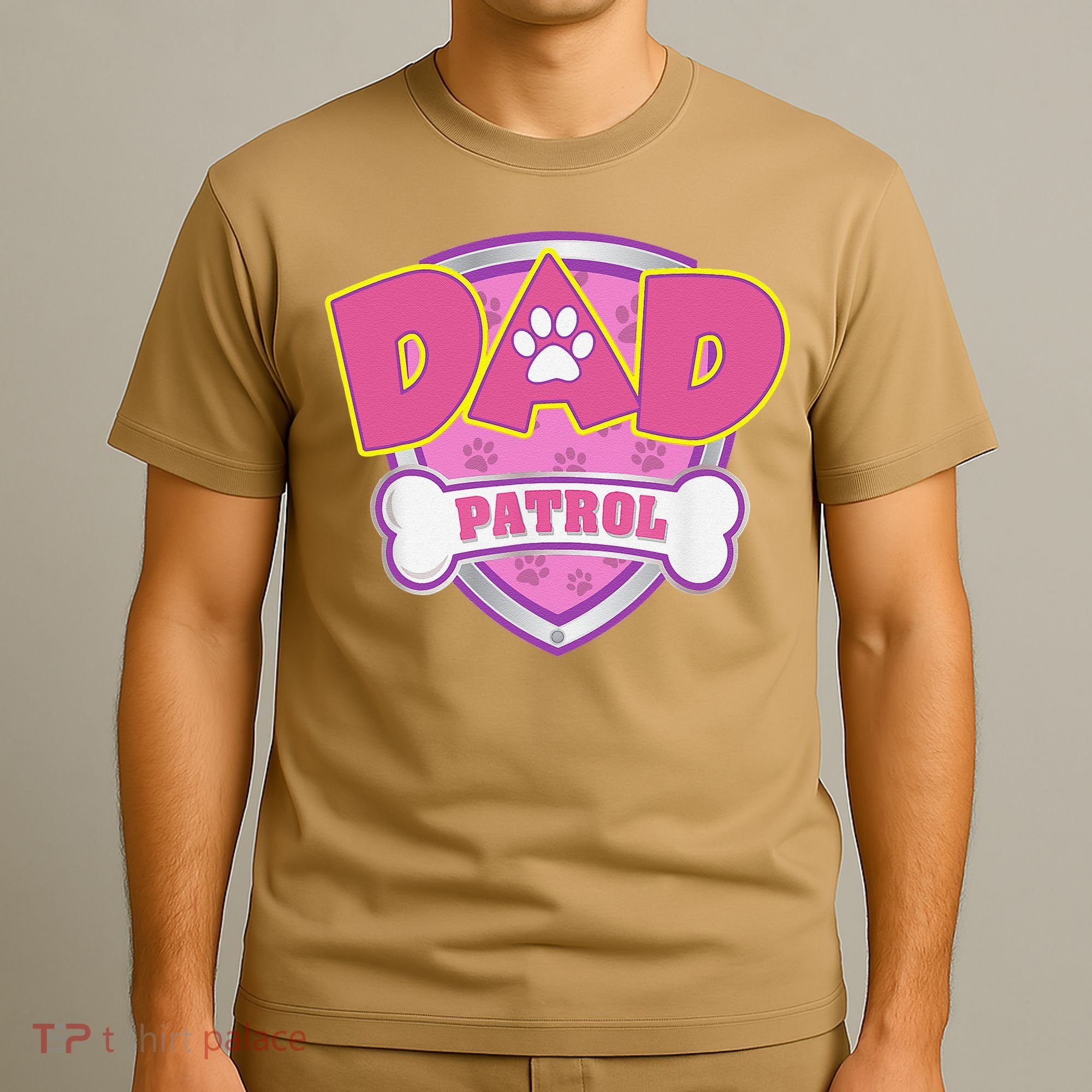 Funny Dad Patrol Dog Mom, Dad For Women T-Shirt