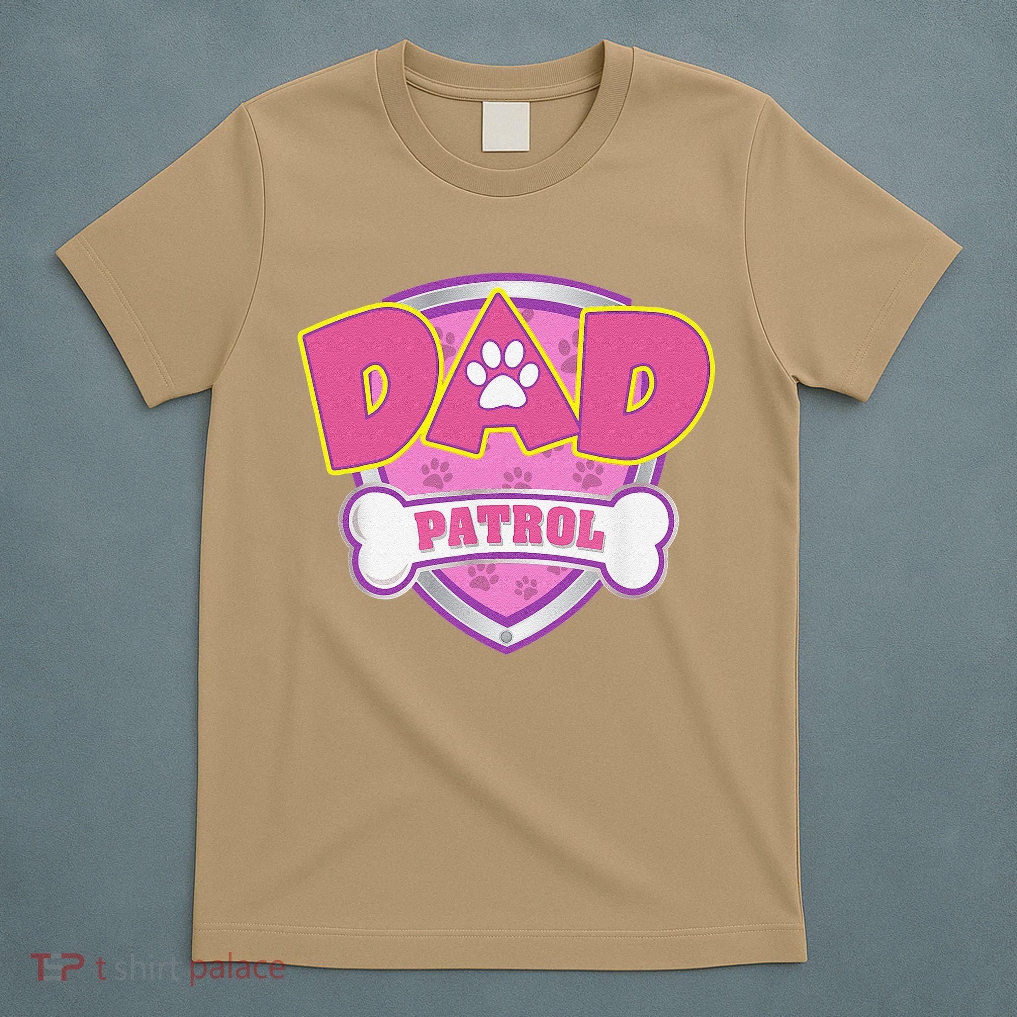 Funny Dad Patrol Dog Mom, Dad For Women T-Shirt