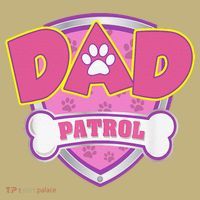 Funny Dad Patrol Dog Mom, Dad For Women Mousepad thumb 1