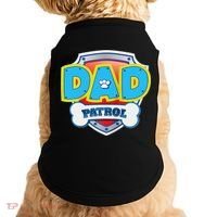 Funny Dad Patrol Dog Gift Birthday Party Doggie Tank thumb 0