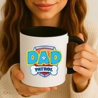 Funny Dad Patrol Dog Gift Birthday Party Coffee Mug thumb 3