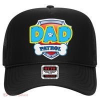 Funny Dad Patrol Dog Gift Birthday Party Hat thumb 0