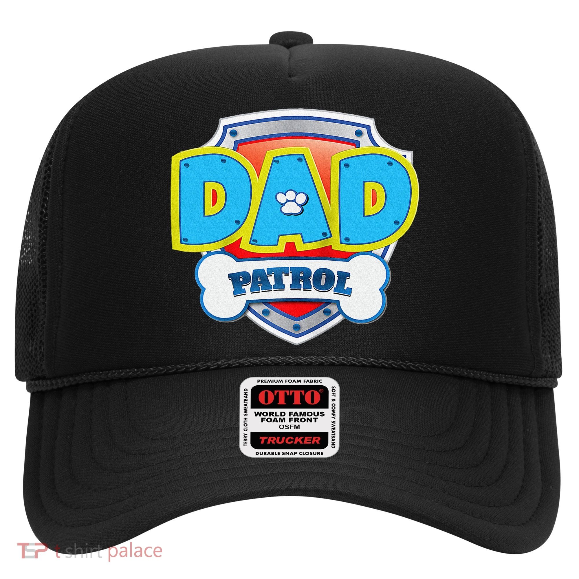 Funny Dad Patrol Dog Gift Birthday Party Hat