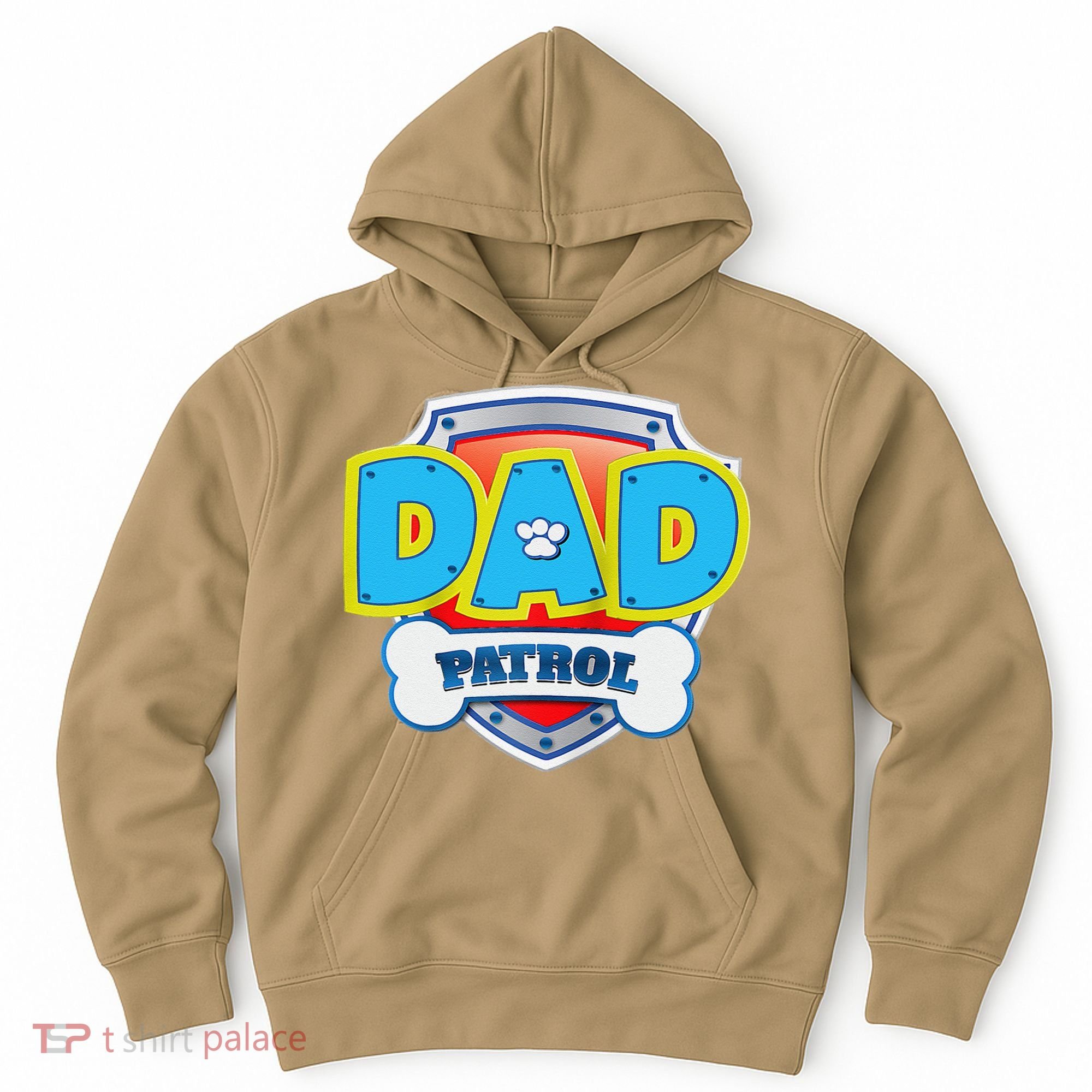 Funny Dad Patrol Dog Gift Birthday Party Hoodie