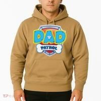 Funny Dad Patrol Dog Gift Birthday Party Hoodie thumb 2