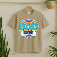 Funny Dad Patrol Dog Gift Birthday Party T-Shirt thumb 2