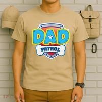 Funny Dad Patrol Dog Gift Birthday Party T-Shirt thumb 6
