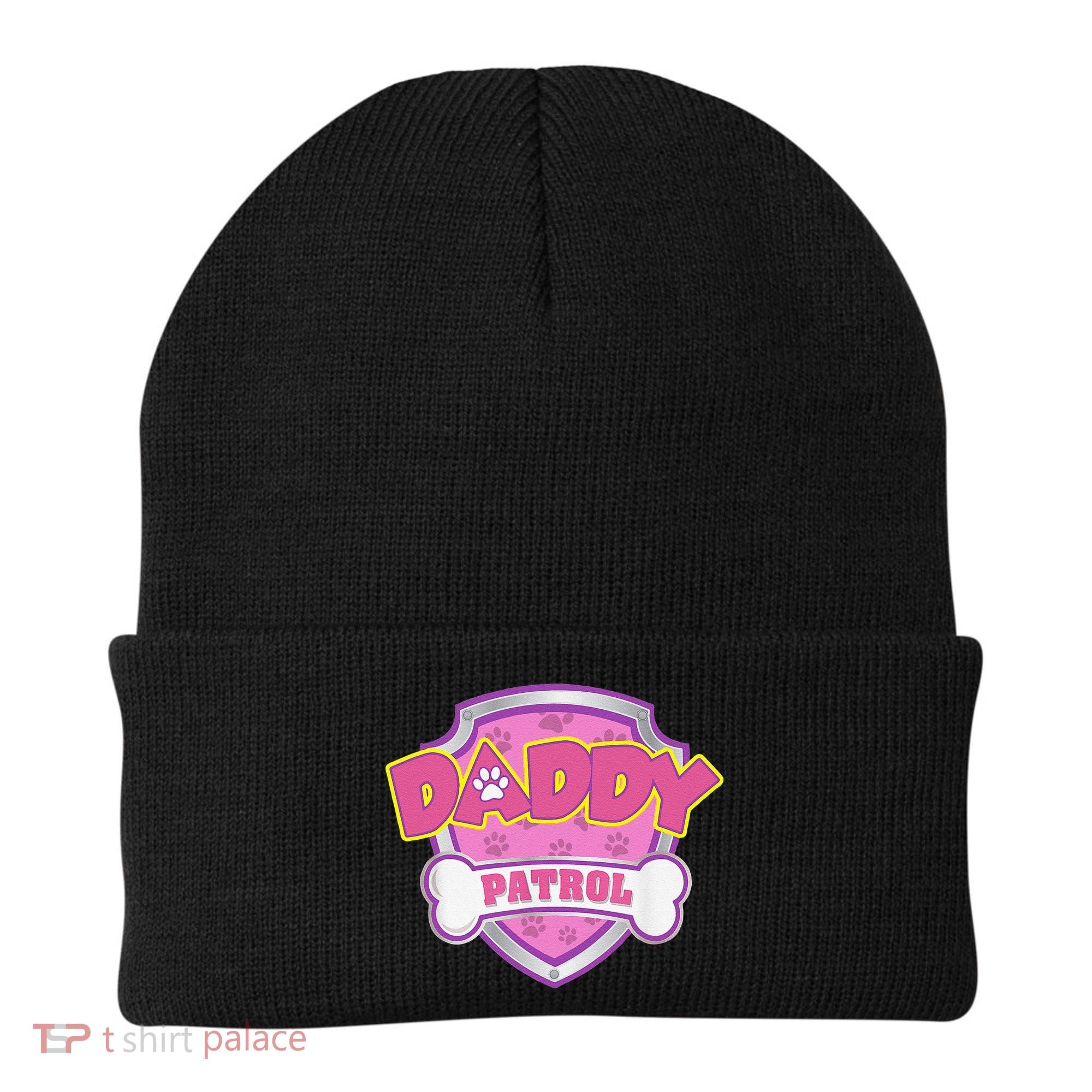 Funny Daddy Patrol Dog Mom, Dad For Women Gift Beanie