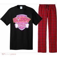 Funny Daddy Patrol Dog Mom, Dad For Women Gift Pajama Set thumb 0