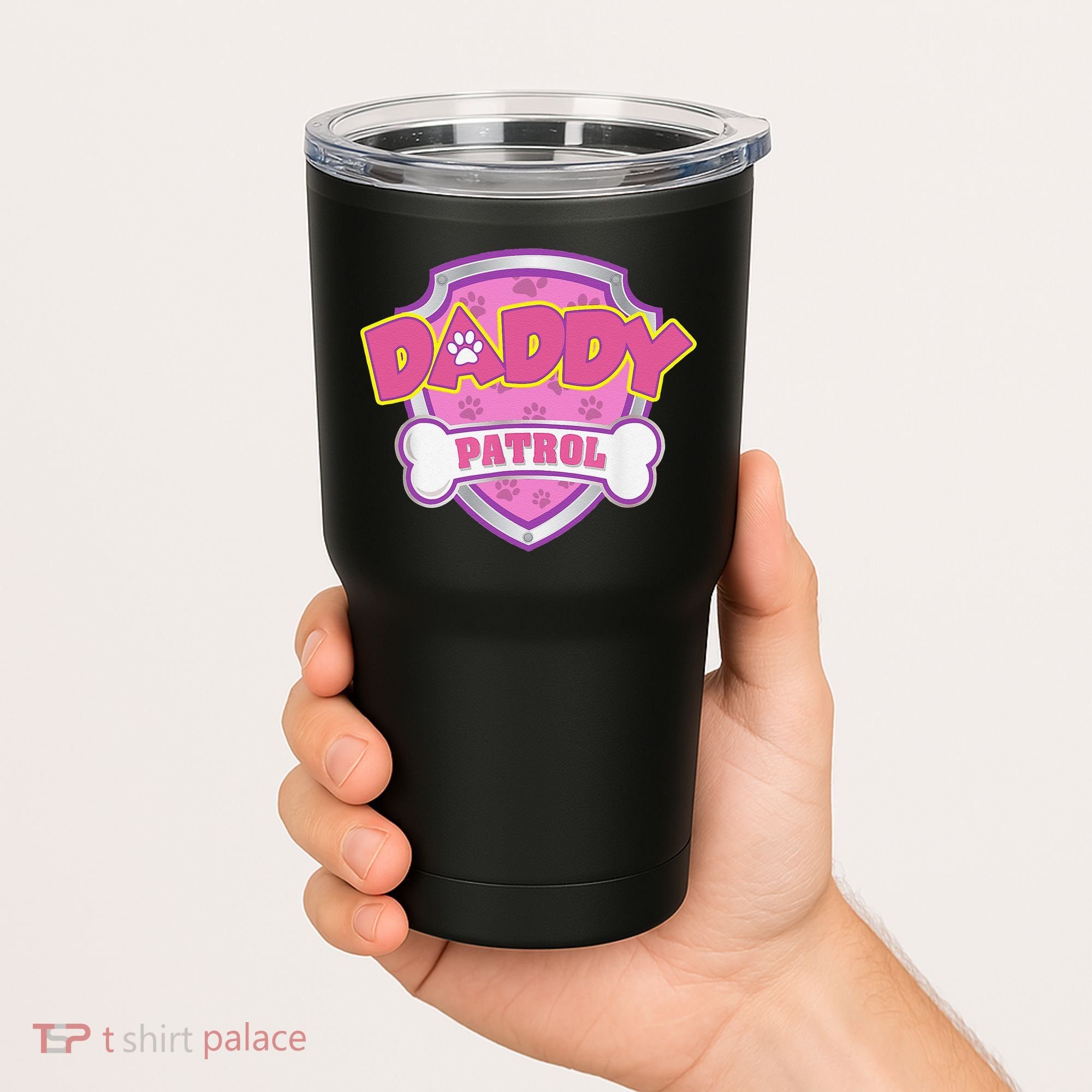 Funny Daddy Patrol Dog Mom, Dad For Women Gift Tumbler