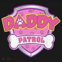 Funny Daddy Patrol Dog Mom, Dad For Women Gift Baby Bodysuit thumb 2