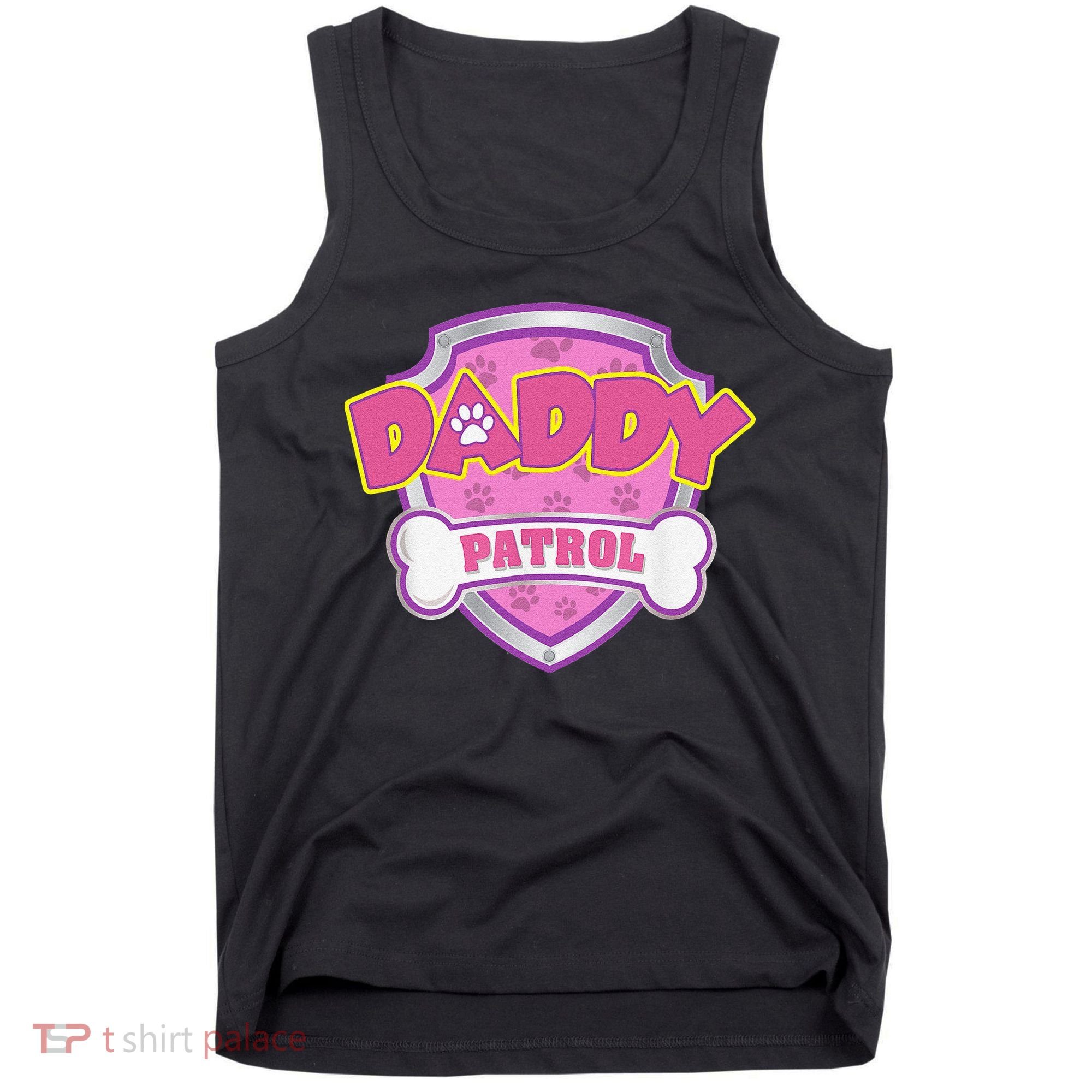 Funny Daddy Patrol Dog Mom, Dad For Women Gift Tank Top