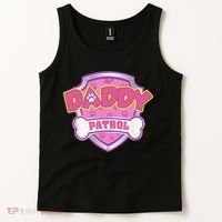 Funny Daddy Patrol Dog Mom, Dad For Women Gift Tank Top thumb 2