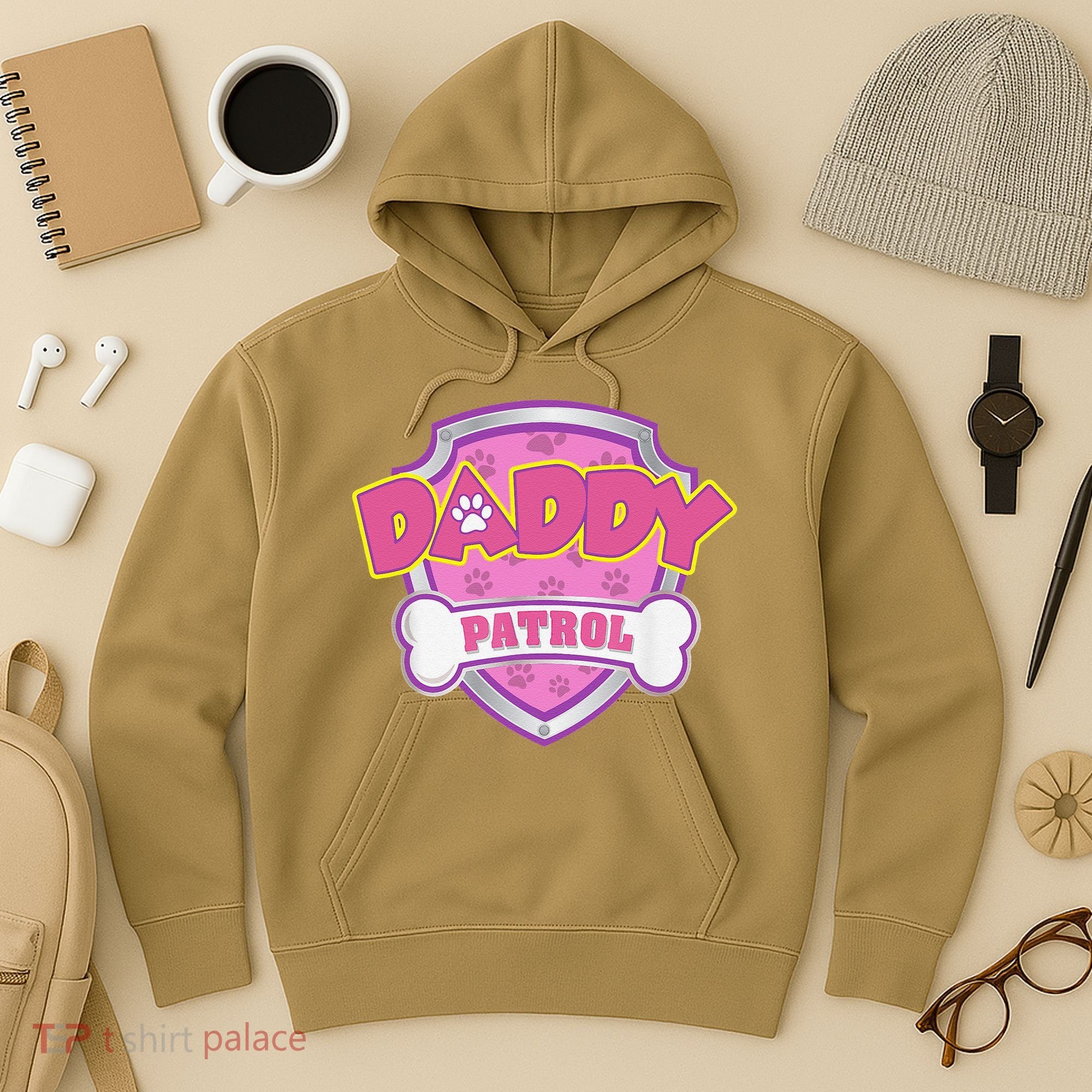 Funny Daddy Patrol Dog Mom, Dad For Women Gift Hoodie