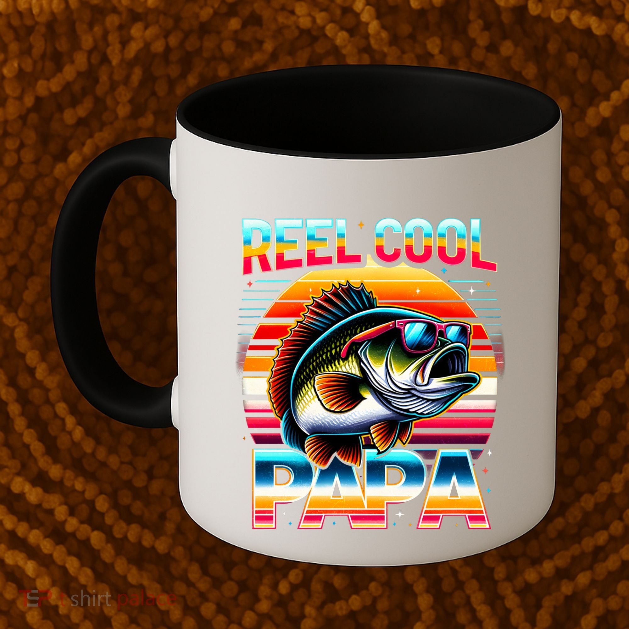 Fishing Dad Papa Reel Cool Papa Fisher FatherS Day Gift Gift Coffee Mug