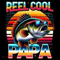 Fishing Dad Papa Reel Cool Papa Fisher FatherS Day Gift Gift Coffee Mug thumb 5