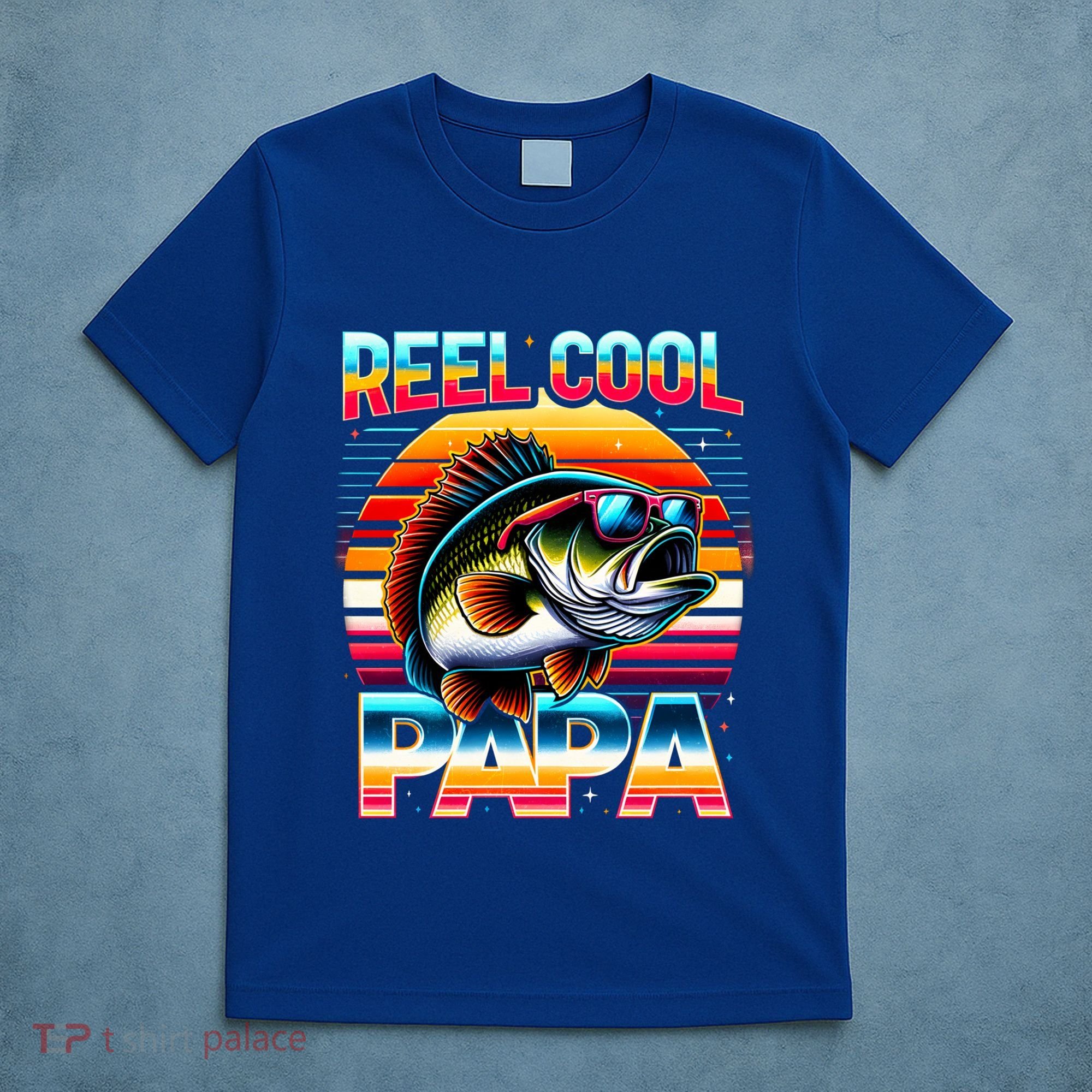 Fishing Dad Papa Reel Cool Papa Fisher FatherS Day Gift Gift T-Shirt