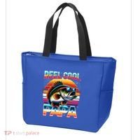 Fishing Dad Papa Reel Cool Papa Fisher FatherS Day Gift Gift Tote Bag thumb 3