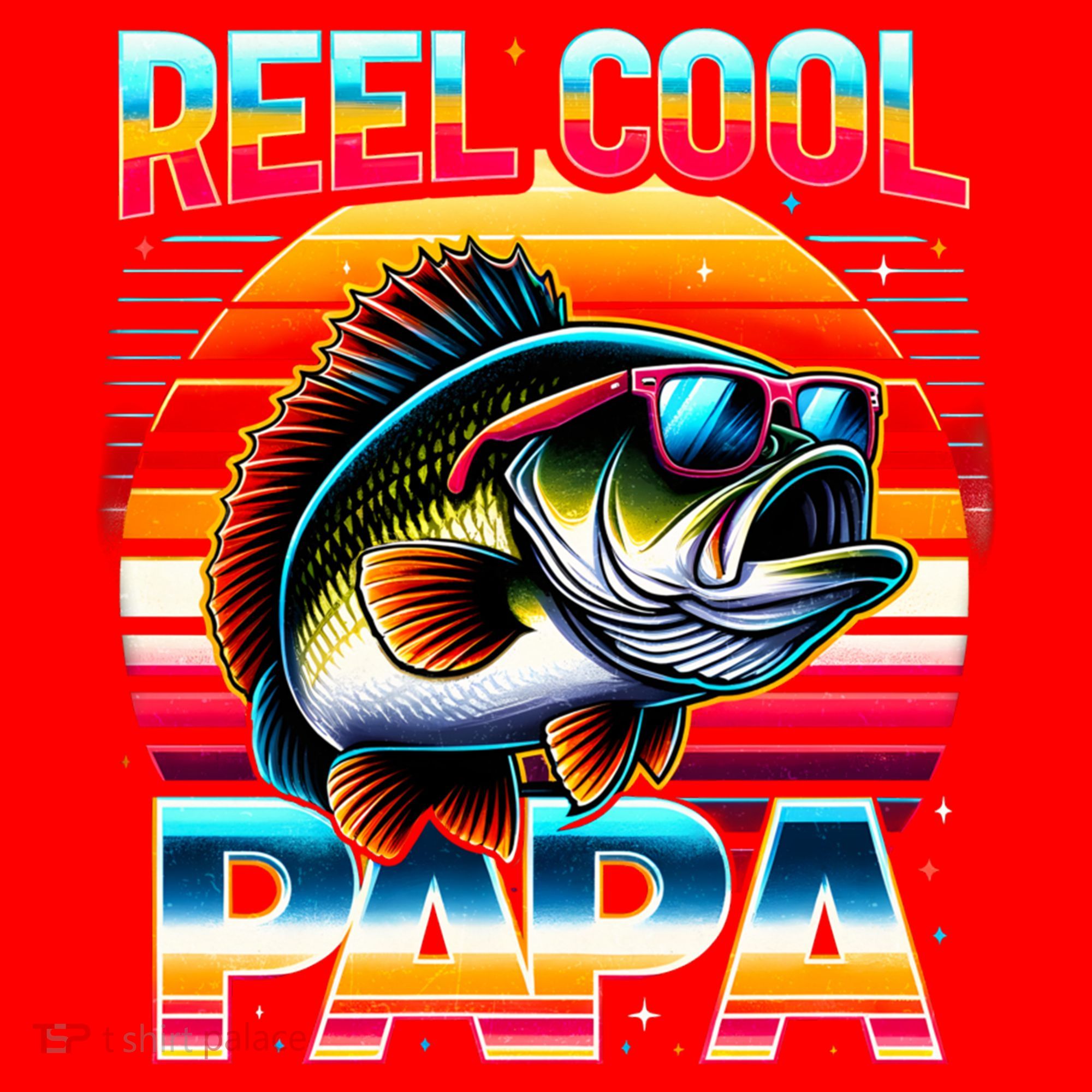 Fishing Dad Papa Reel Cool Papa Fisher FatherS Day Gift Gift Santa Hat