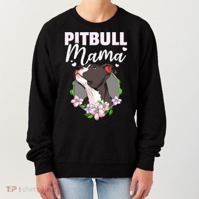 Funny Dog Pitbull Pittie Pitbull Mama Women's Sweatshirt
