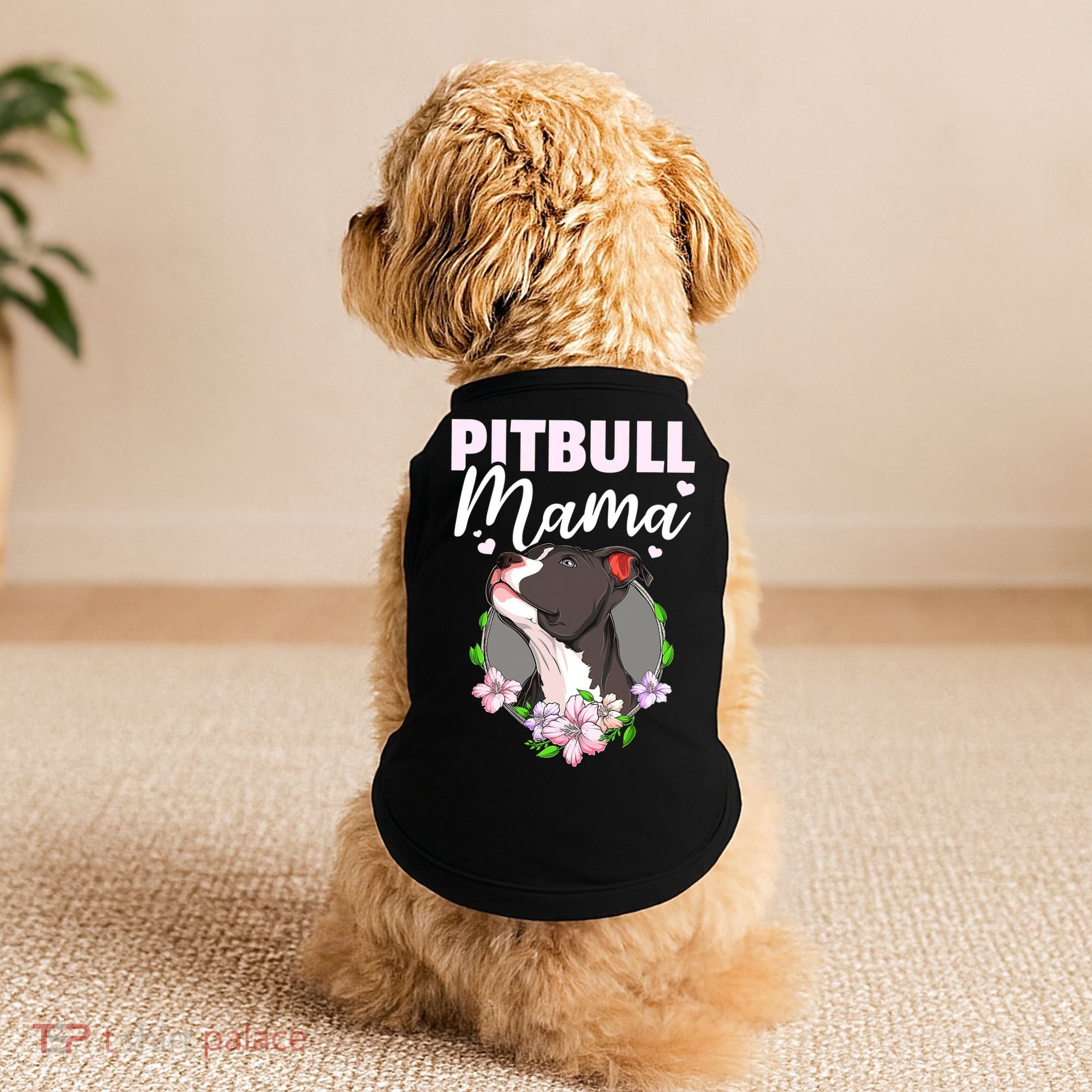 Funny Dog Pitbull Pittie Pitbull Mama Doggie Tank