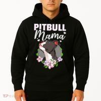 Funny Dog Pitbull Pittie Pitbull Mama Hoodie thumb 2