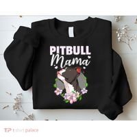 Funny Dog Pitbull Pittie Pitbull Mama Sweatshirt thumb 2