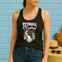 Funny Dog Pitbull Pittie Pitbull Mama Women's Tank Top thumb 2