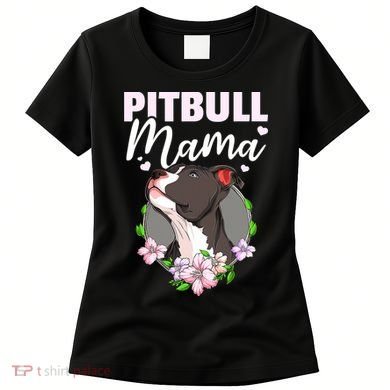 Funny Dog Pitbull Pittie Pitbull Mama Women's T-Shirt