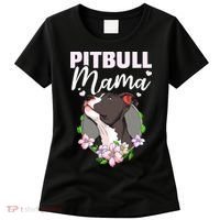Funny Dog Pitbull Pittie Pitbull Mama Women's T-Shirt thumb 0