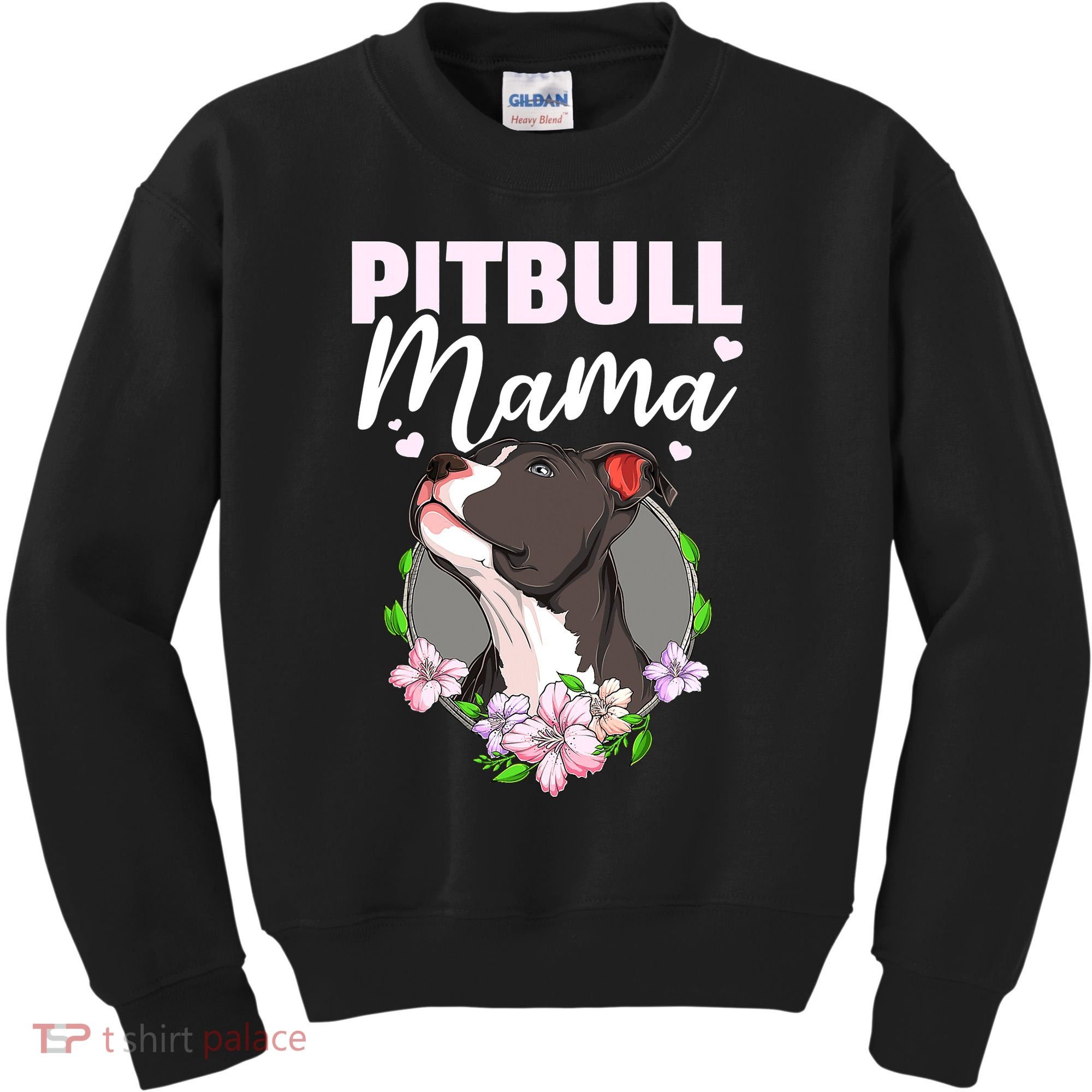 Funny Dog Pitbull Pittie Pitbull Mama Kids Sweatshirt