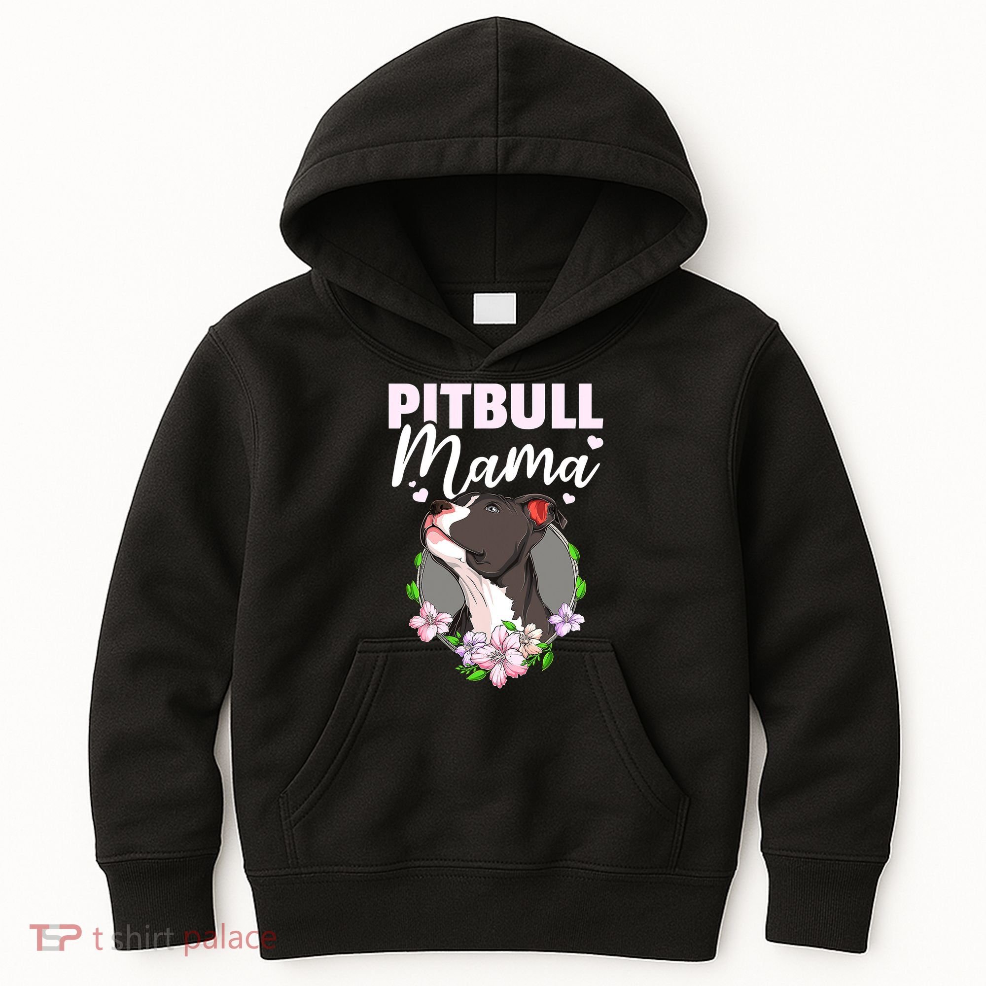 Funny Dog Pitbull Pittie Pitbull Mama Kids Hoodie