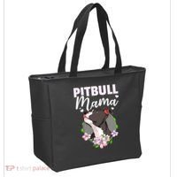 Funny Dog Pitbull Pittie Pitbull Mama Tote Bag thumb 2