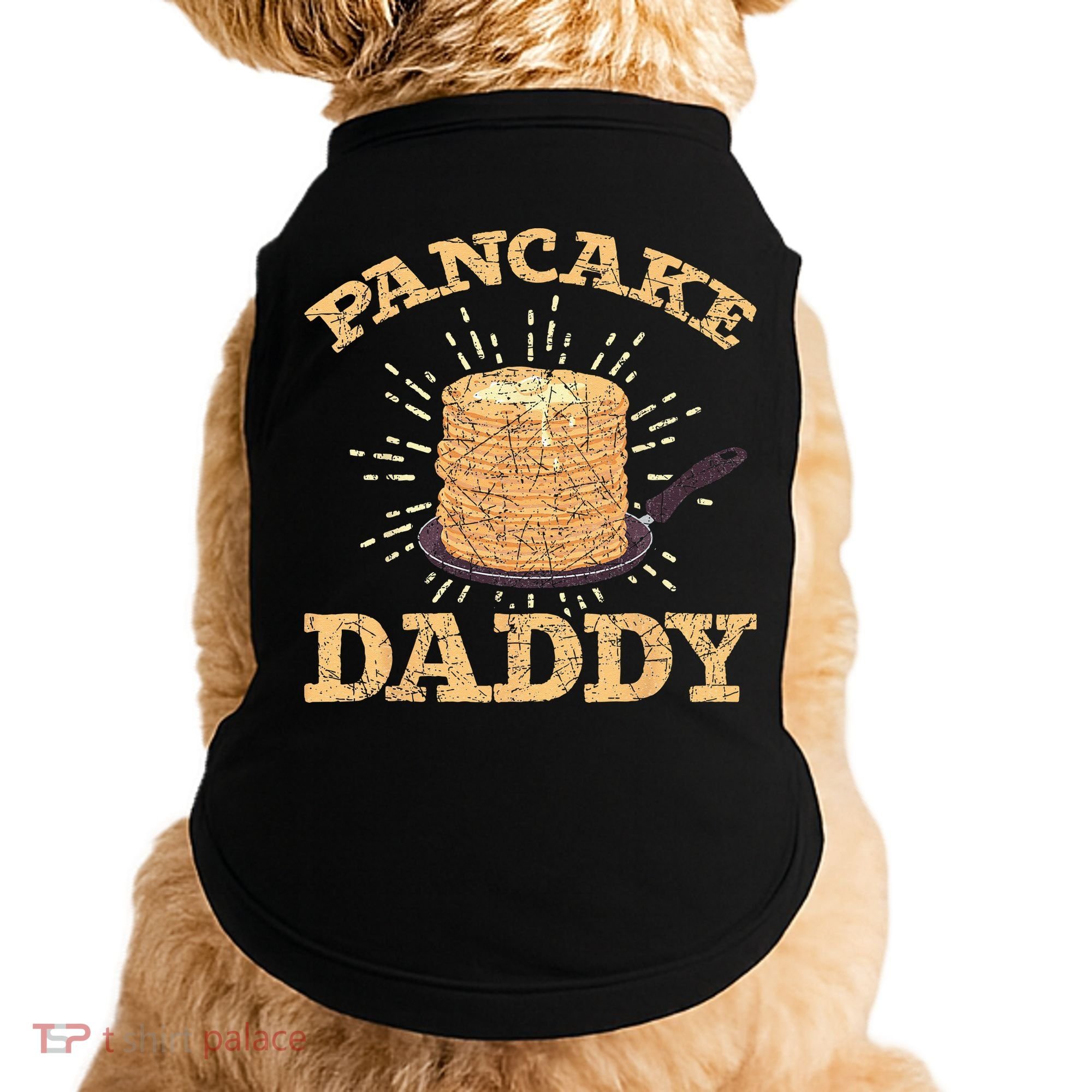 Fathers Day Pancake Daddy Pancake Chef Dad Foodie Pancake Doggie Tank