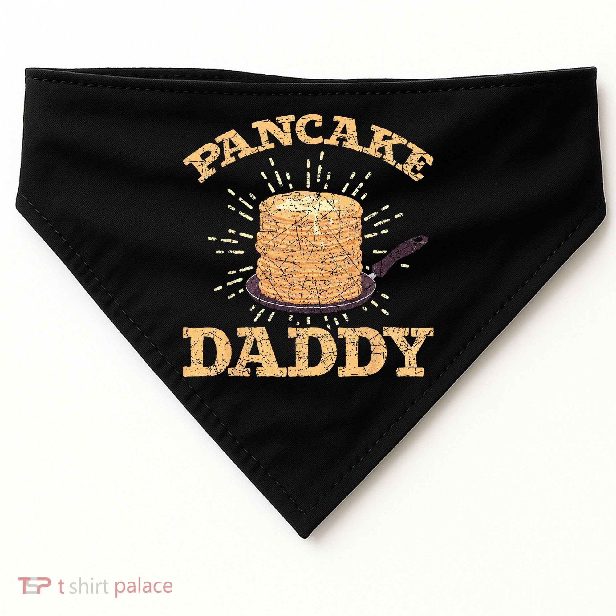 Fathers Day Pancake Daddy Pancake Chef Dad Foodie Pancake USA-Made Doggie Bandana