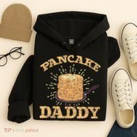 Fathers Day Pancake Daddy Pancake Chef Dad Foodie Pancake Hoodie thumb 4