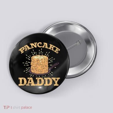 Fathers Day Pancake Daddy Pancake Chef Dad Foodie Pancake Button