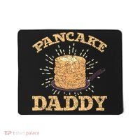 Fathers Day Pancake Daddy Pancake Chef Dad Foodie Pancake Mousepad thumb 0
