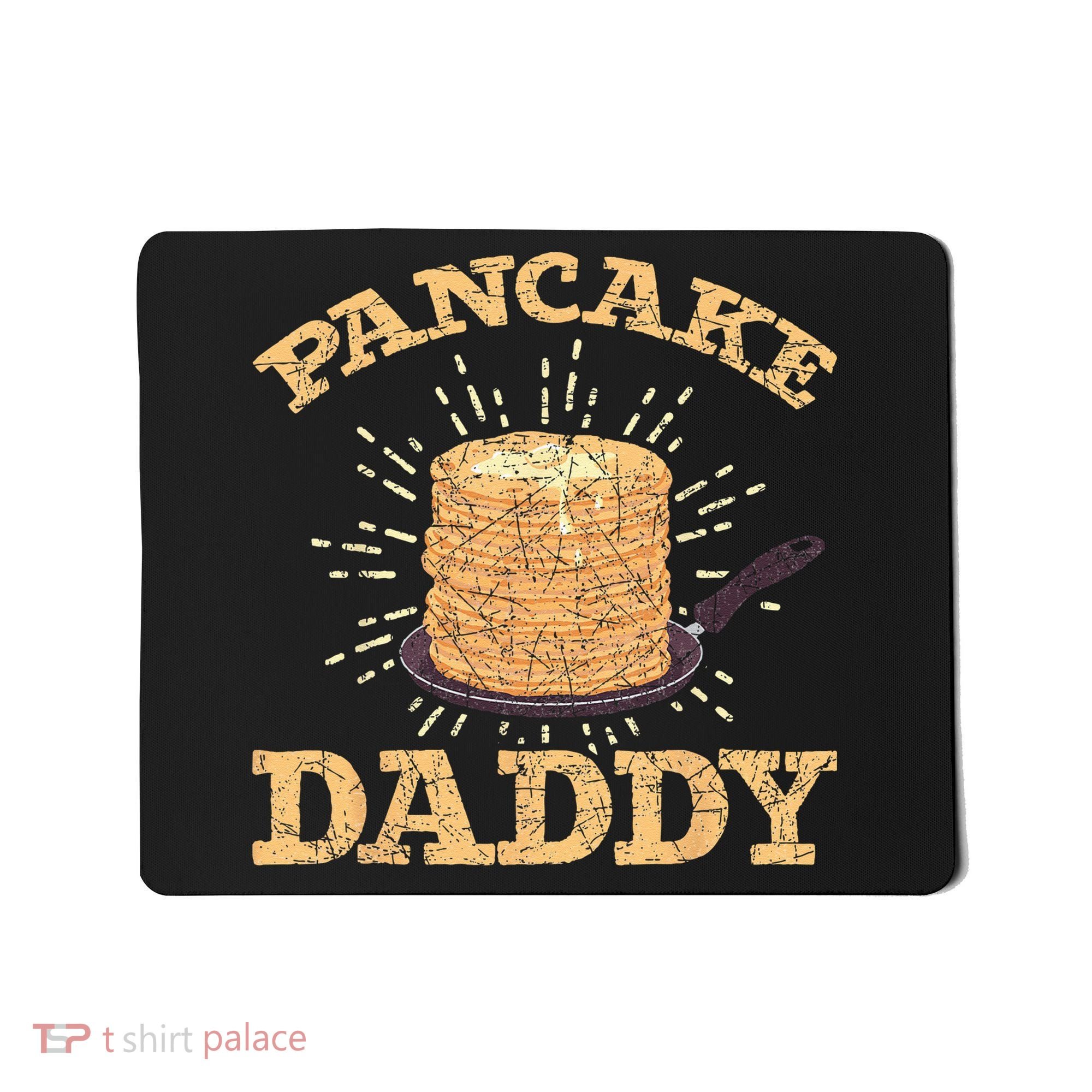 Fathers Day Pancake Daddy Pancake Chef Dad Foodie Pancake Mousepad