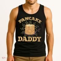 Fathers Day Pancake Daddy Pancake Chef Dad Foodie Pancake Tank Top thumb 3