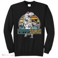 Father's Day Poppopsaurus T Rex Dinosaur Funny Poppopsaurus Sweatshirt thumb 0